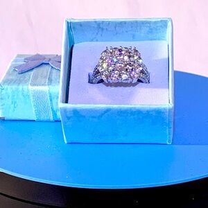 JTV Sterling Silver with CZ ring